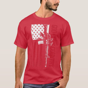 T-shirt God Guns Country Ar15 Gun Rights America 2nd Amend