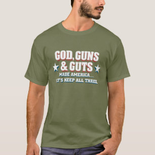 T-shirt "God, Guns & Guts" de HM Murdock
