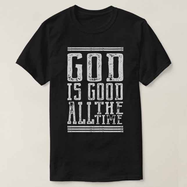 T-shirt God IS Good All the Équipe (Design devant)