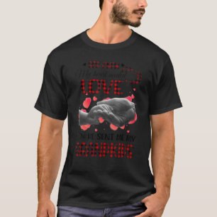 T-shirt God Knew My Heart Needed Love So He Sent Me My Gra