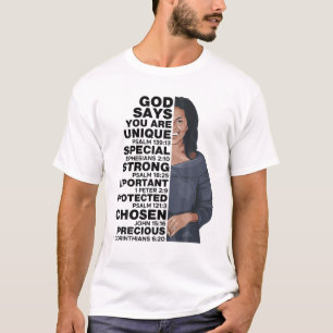 T-shirt God Says Michelle Obama Women History Month Love M