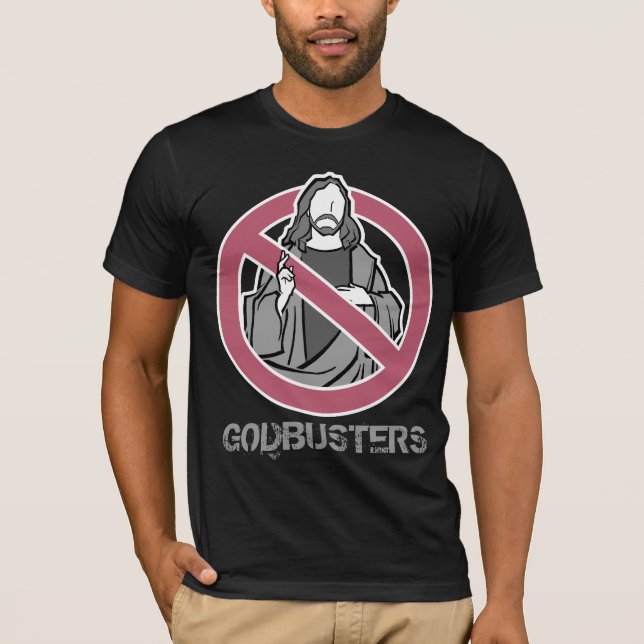 T-shirt GODBUSTERS : Foncé (Devant)