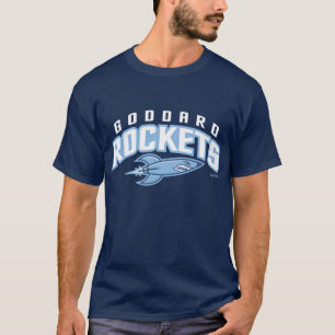 T-shirt Goddard Rocket arqués marquant avec des lettres l