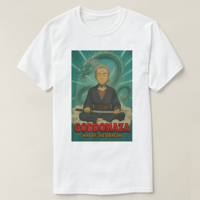 T-SHIRT GODDOMAZA MÉTHODE DE LA MÉDITATION DRAGON (Design devant)