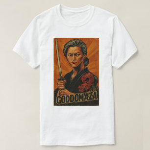 T-SHIRT GODDOMAZA SAMURAI MOVIE POSTER 3 TEE