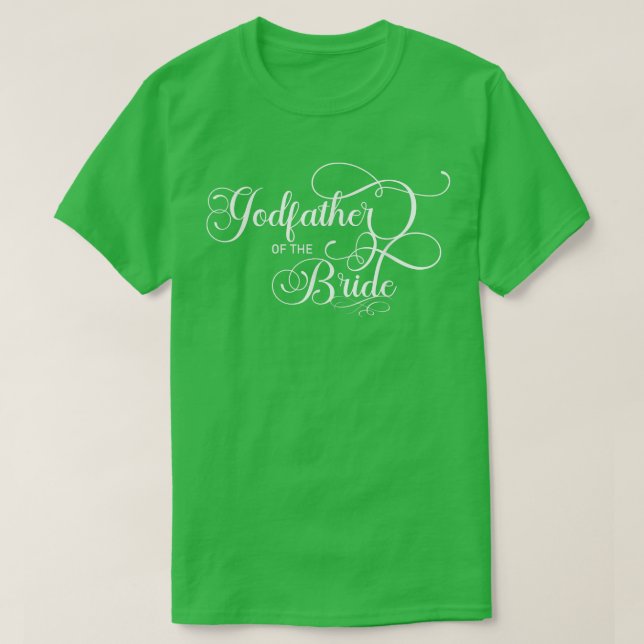 T-shirt Godfather of the Bride (Wedding Party)  (Design devant)