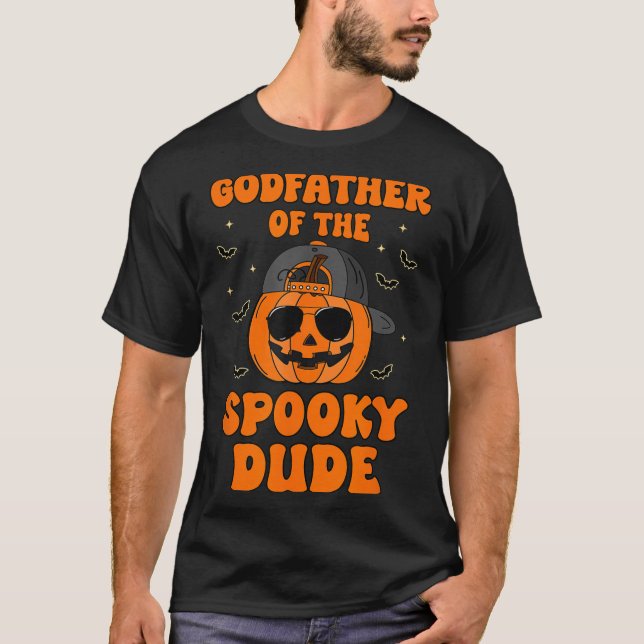 T-shirt Godfather Of The Soky Dude Halloween Pumpkin Bday  (Devant)
