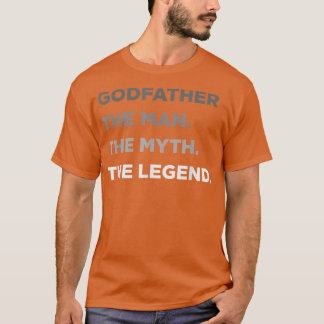 T-shirt Godfatherfor pour Parrain Parrain pour Hommes