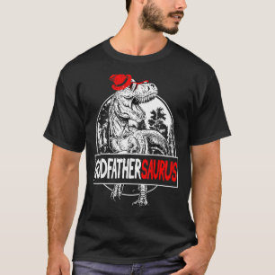 T-shirt Godfathersaurus T rex Dinosaur Parrain Parrain