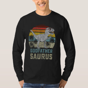 T-shirt Godfathersaurus T Rex Dinosaur Parrain Saurus Fa