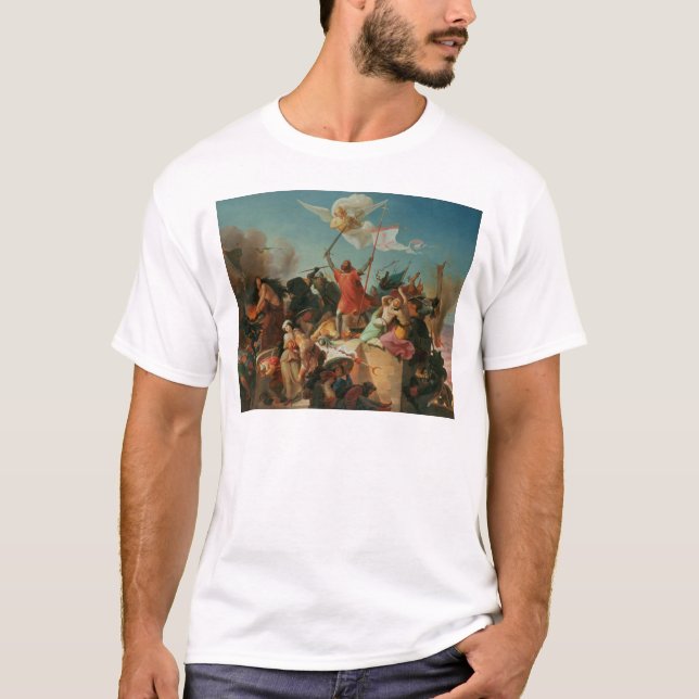 T-shirt Godfrey de Bouillon, croisé français (Devant)
