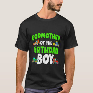 T-shirt Godmère De L'Anniversaire Garçon Ferme Tracteur Ma