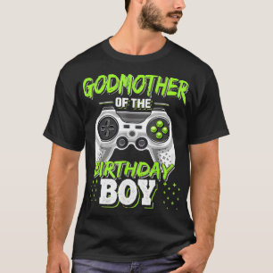 T-shirt Godmère De L'Anniversaire Jeu Vidéo Correspondan