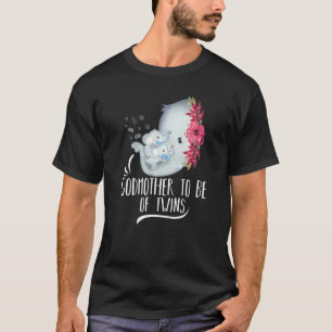 T-shirt Godmère d'être de jumeaux jumeaux bébés garçons él