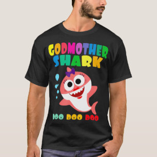 T-shirt Godmère Shark Cadeau mignonne bébé requin famil