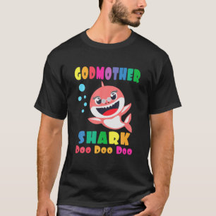 T-shirt Godmère Shark Cadeau mignonne bébé requin famille