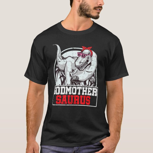 T-shirt GodmèreSaurus rex Dinosaur Godmère Saurus Fam (Devant)