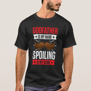 T-shirt Godparent Nouveau Parrain Pour La Première Fois À