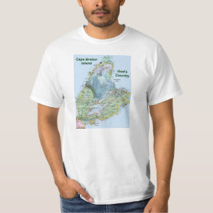 T-shirt Gods Country de l'île du Cap-Breton