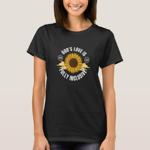 T-shirt Gods Love Est Entièrement Inclusive Lgbt Christian