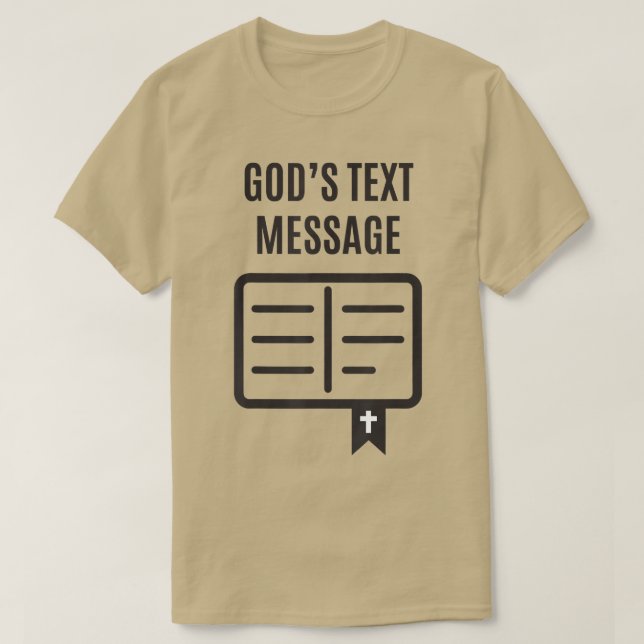 T-shirt Gods Tet MessageBible Funny Christian  (Design devant)