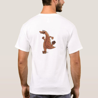T-shirt godzilla design boho