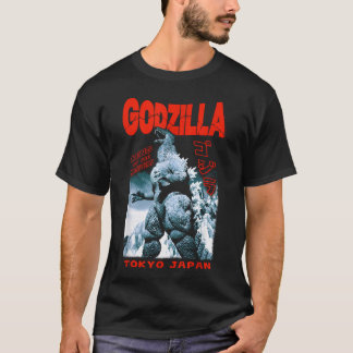 T-shirt Godzilla Roi des Monstres Tokyo Japon Rouge