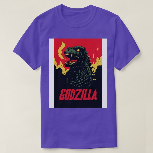 T-shirt Godzilla rugissant (Design devant)