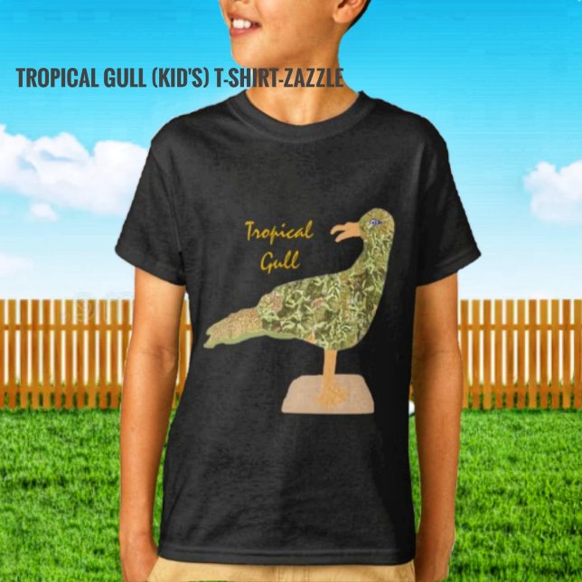 T-shirt Goéland tropical (Créateur téléchargé)