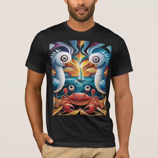T-shirt GOÉLands ET CRABES  (Devant)