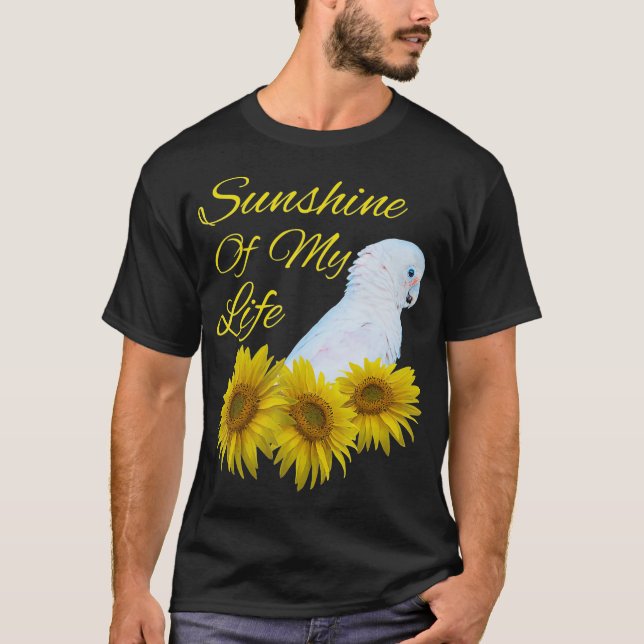 T-shirt Goffins Cockatoo Parrot Sunshine Tournesol (Devant)