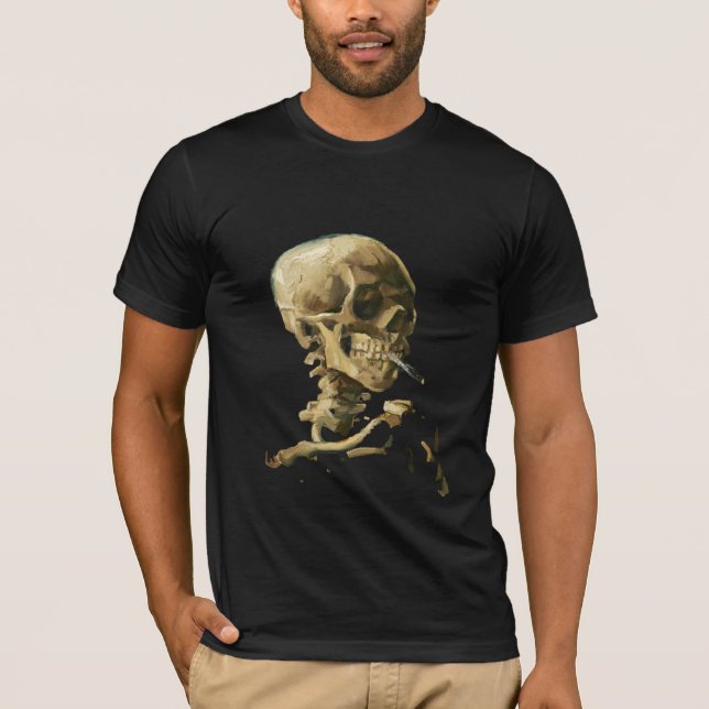 T-shirt Gogh Skull (Devant)