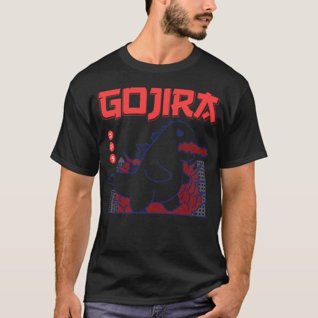 T-shirt Gojira Roi des Monstres (Devant)