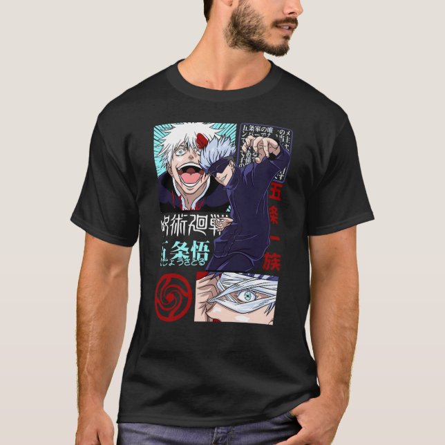 T-shirt Gojo Satoru – Le Sorcier le Plus Puissant (Devant)