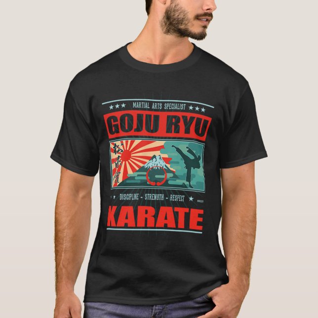 T-shirt Goju Ryu Karate Kanji (Devant)