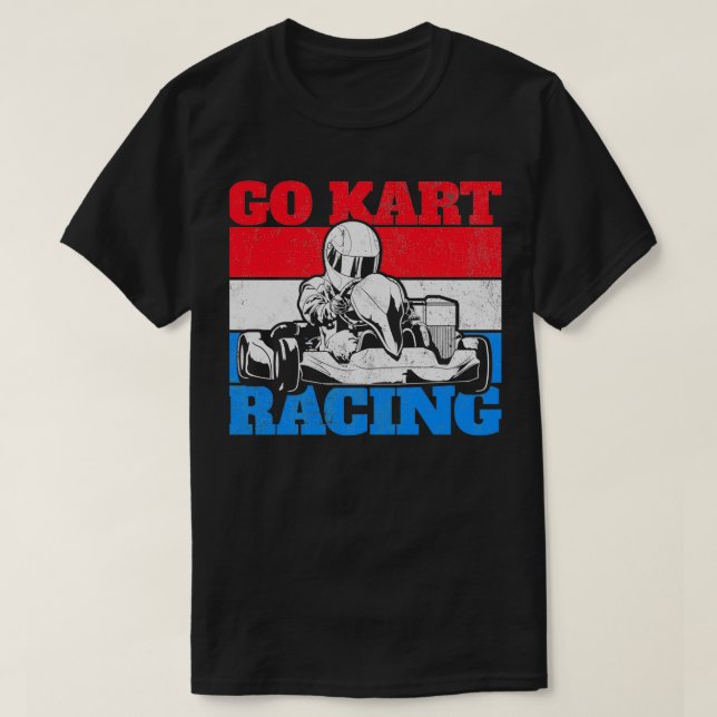 T-shirt GoKart Racing Gokart Karting (Design devant)