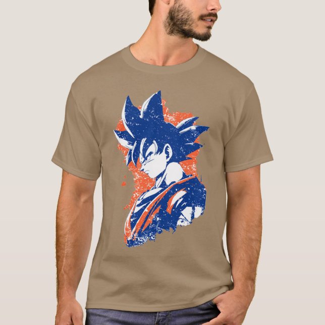 T-shirt goku créatif (Devant)