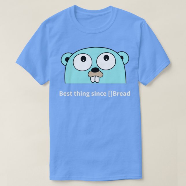 T-shirt golang gopher 1 (Design devant)