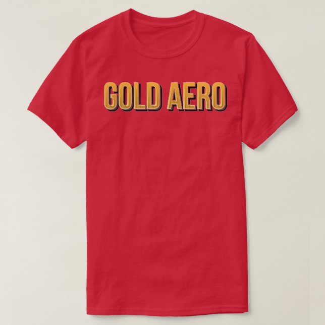 T-shirt Gold Aerobics (Design devant)