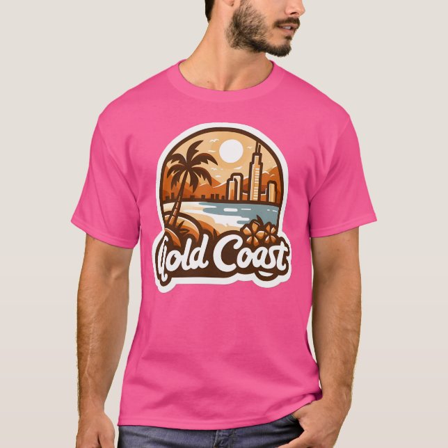 T-shirt Gold Coast Australie (Devant)