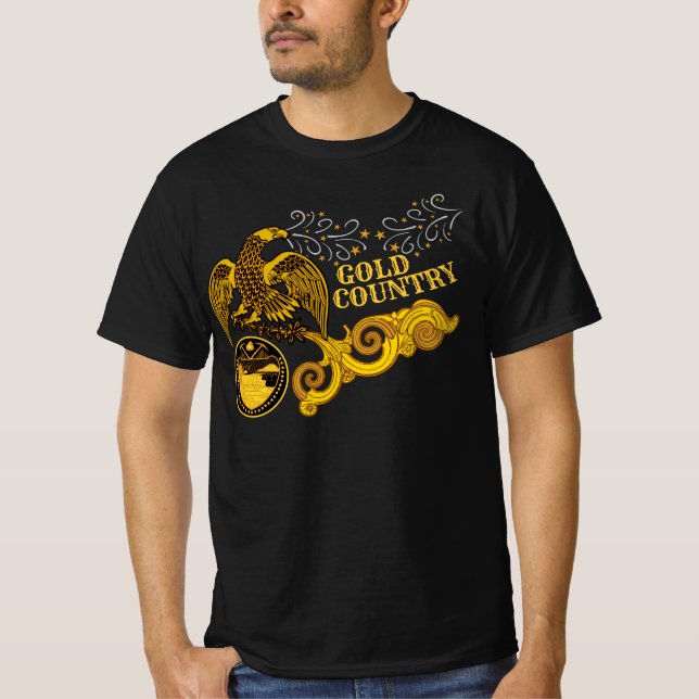T-shirt Gold Country Double face (Devant)