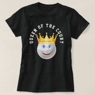 T-shirt Gold Crown Queen of the Court