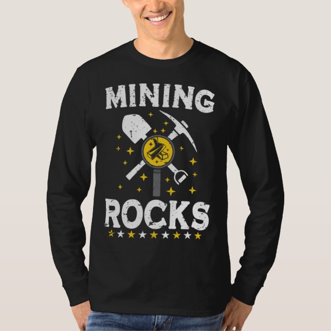 T-shirt Gold Digging Gold Mining Gold Panning Gold Mine (Devant)