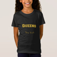 T-shirt Gold du Queens New York