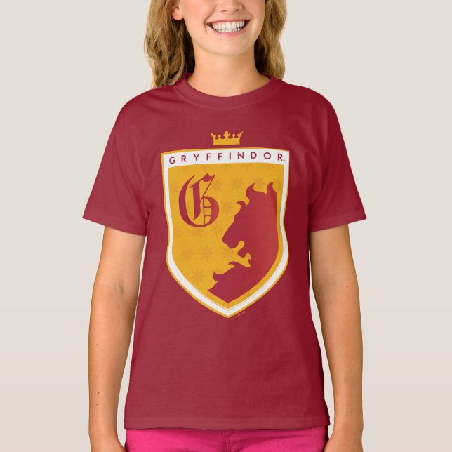T-shirt Gold GRYFFINDOR™ Cimier couronné (Devant)