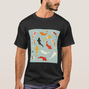 T-shirt Gold Koi Fish