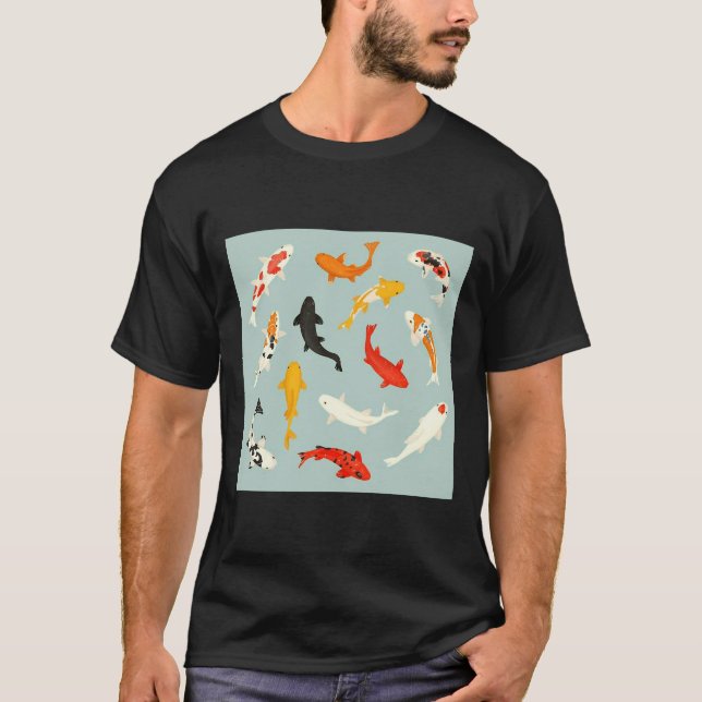 T-shirt Gold Koi Fish (Devant)