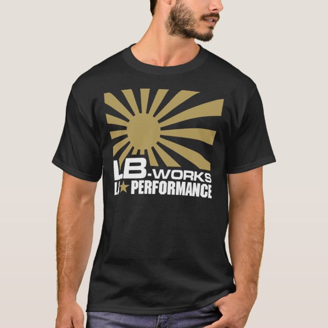 T-shirt Gold LB Performance Liberty Walk Logo avec Japanes (Devant)