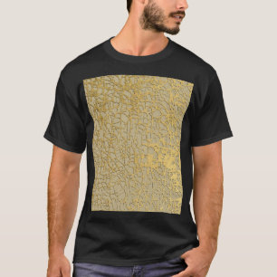 T-shirt Gold Marbling : Grunge Texture Design
