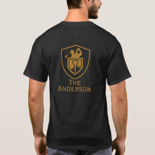 T-shirt Gold Modern Golf